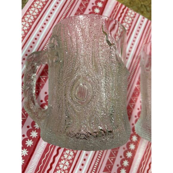 Vintage the Flintstones Rocdonalds Frosted Tree Mendous Mugs set of 3 Rare - Picture 2 of 6